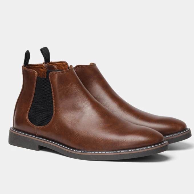 Jasper - Leather Chelsea Ankle Boots