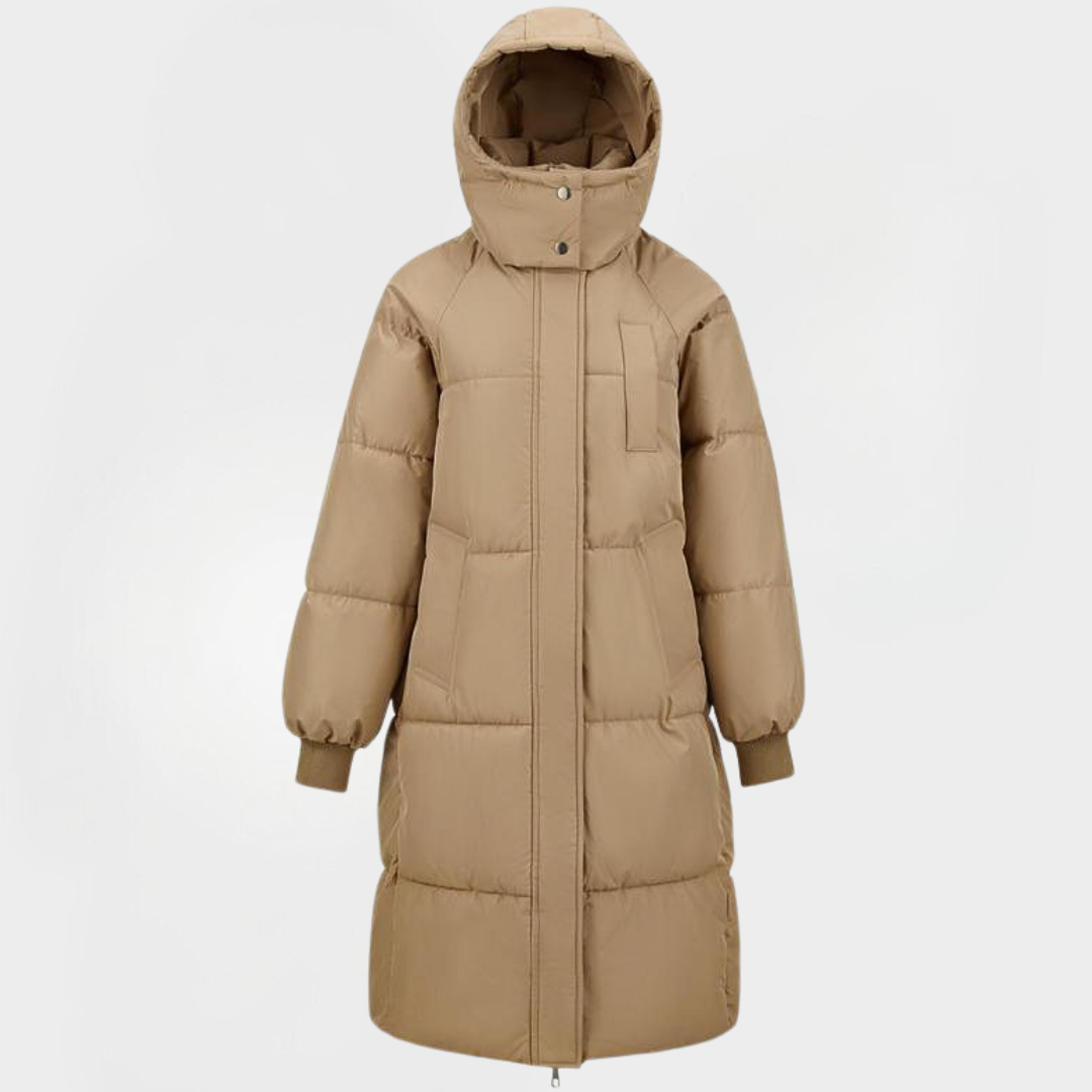 Madison | Classic Hooded Puffer Jacket Long Winter Coat for Women