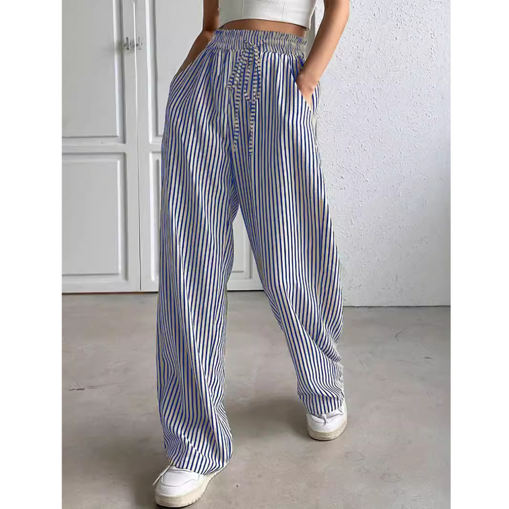 Lucy | Simple Summer Striped Relaxed Fit Bottoms