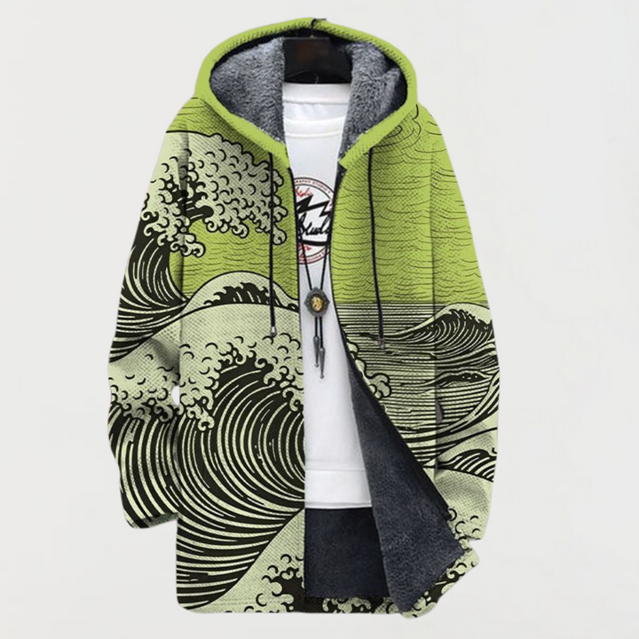 Saskia wave pattern coat