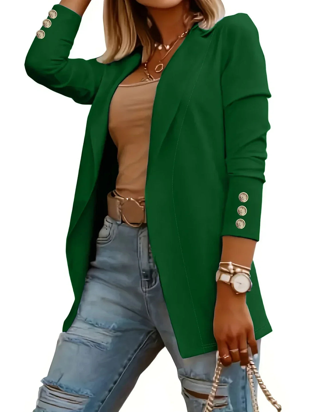 Chloe | Chic Open Front Jacket