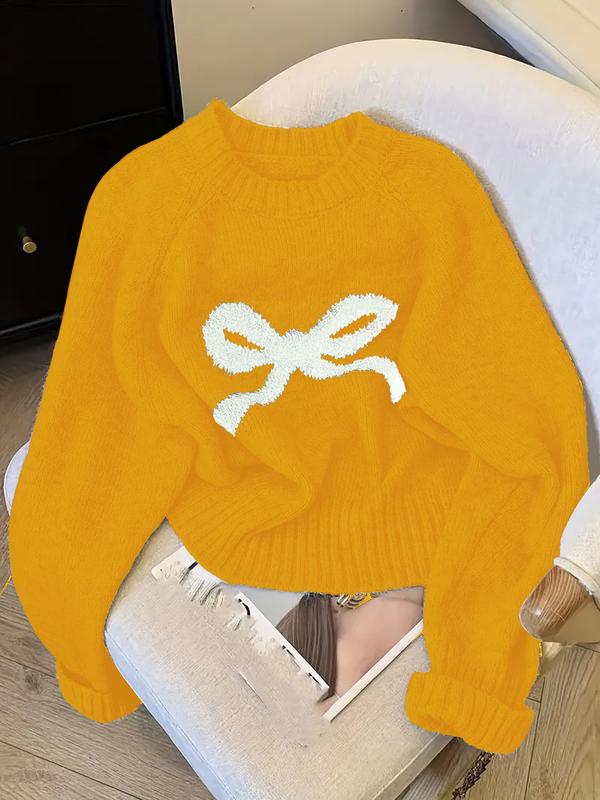 Gabrielle | Elegant Bow Knit Sweater for Fall & Winter Fashion