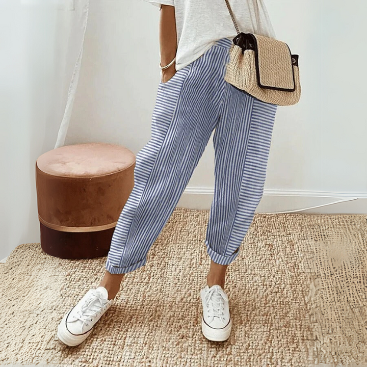 Madison | Relaxed Boho Stripe Pants