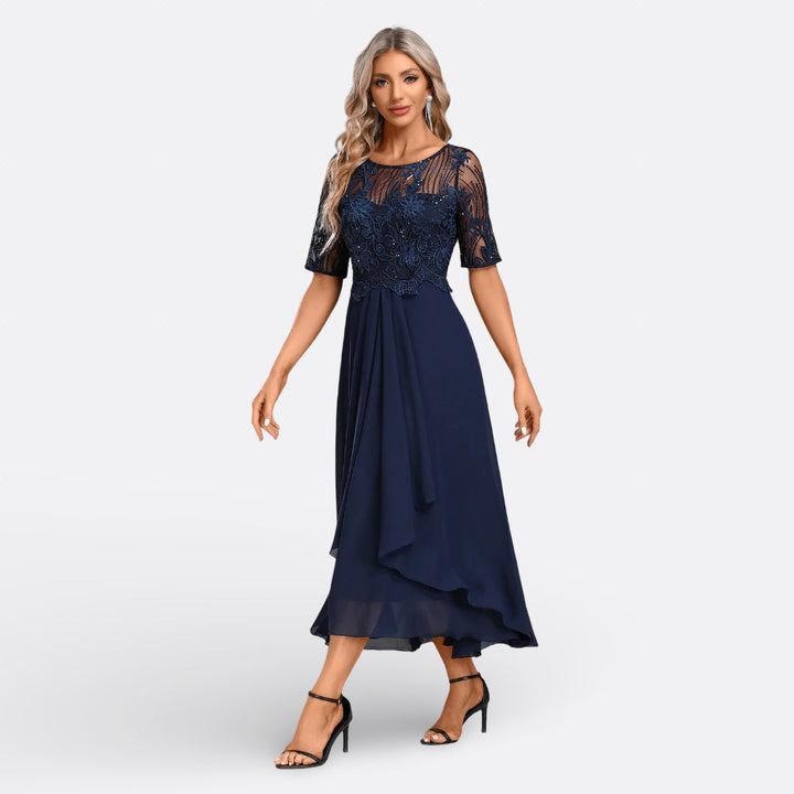 Matilda - Short-Sleeve Lace Dress