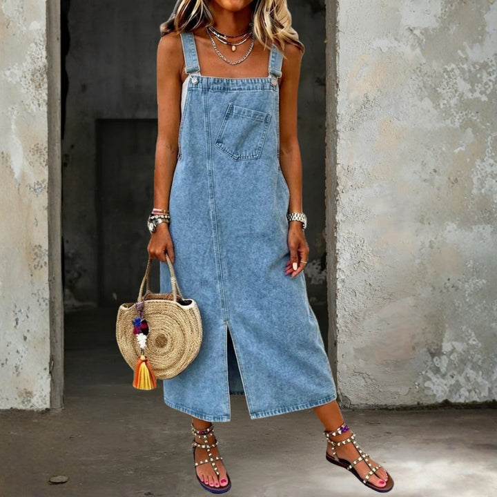 Rebecca - Casual Denim Jumper Dress