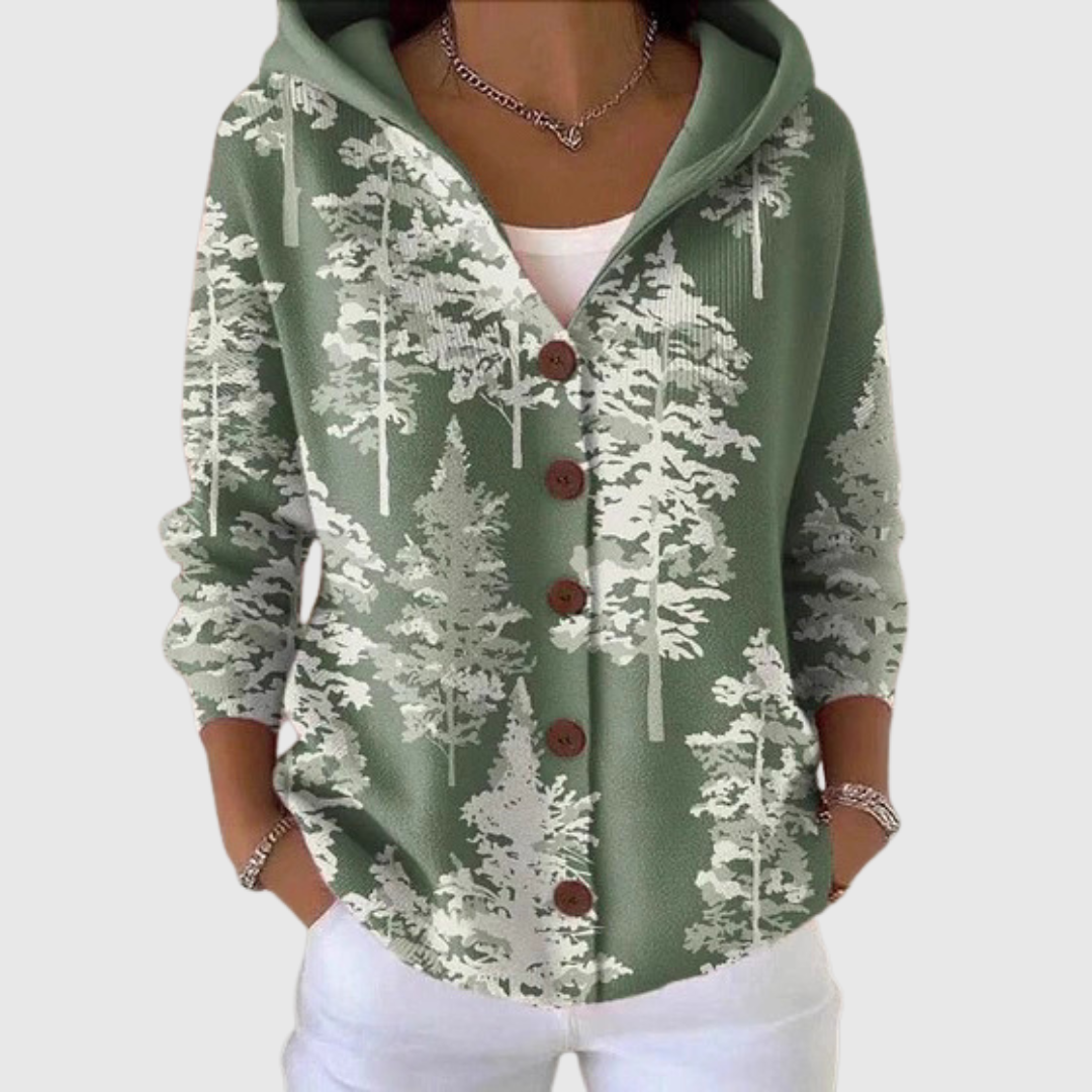 Ella | Comfortable knitted cardigan with hood