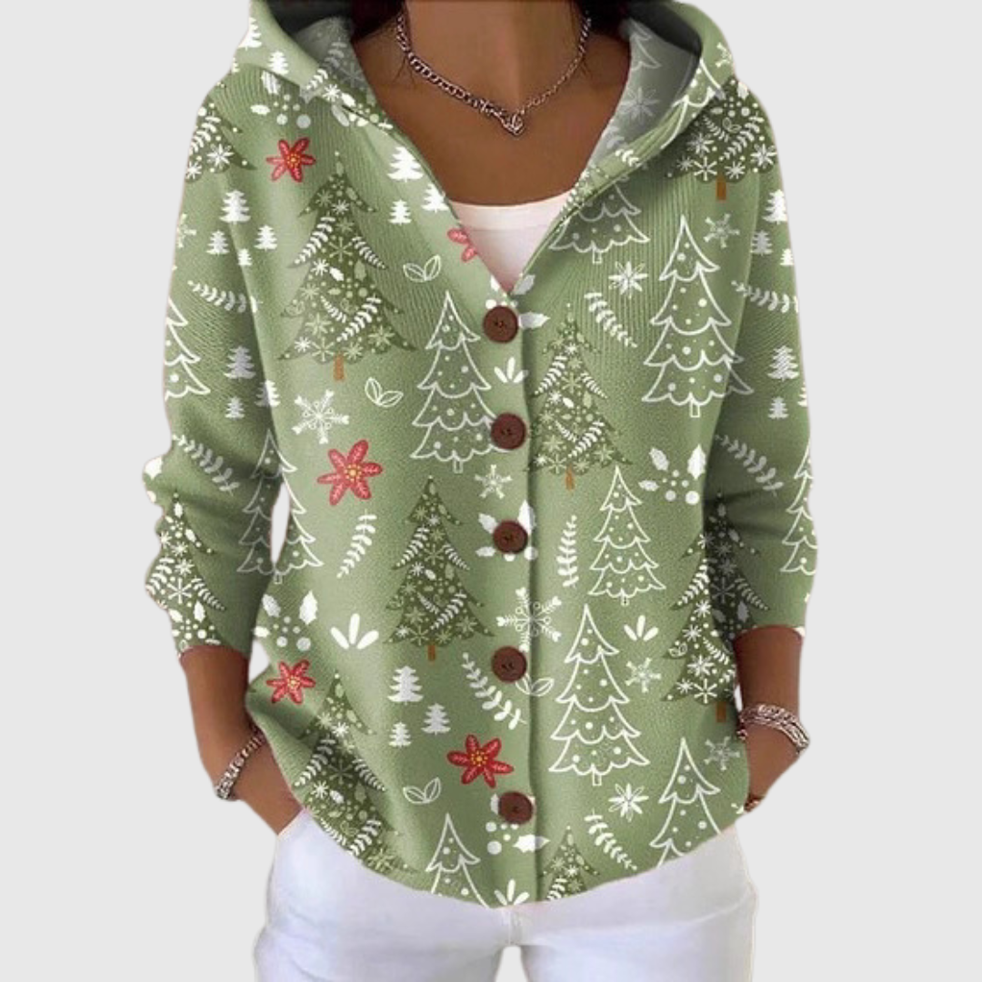 Martha | Comfortable knitted cardigan with hood