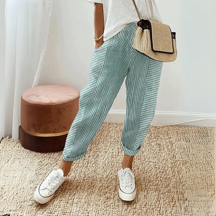 Madison | Relaxed Boho Stripe Pants