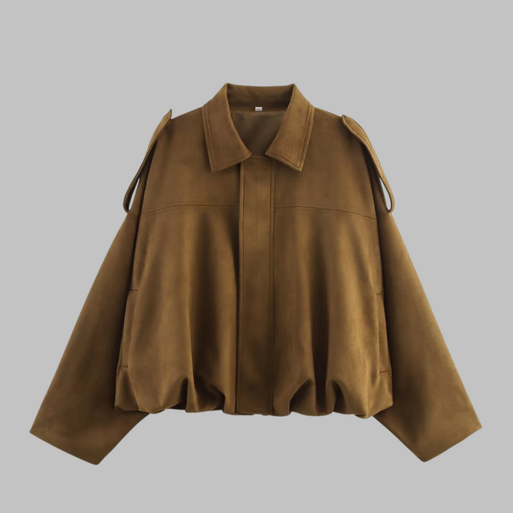Abigail | Comfy Loose Fit Military Jacket
