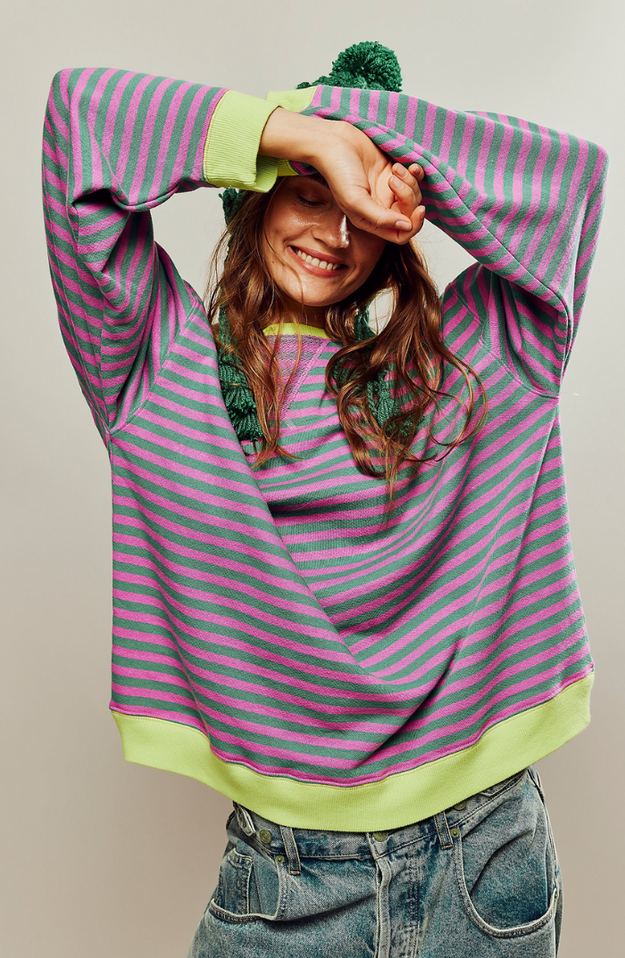 Monique | Playful Striped Sweater