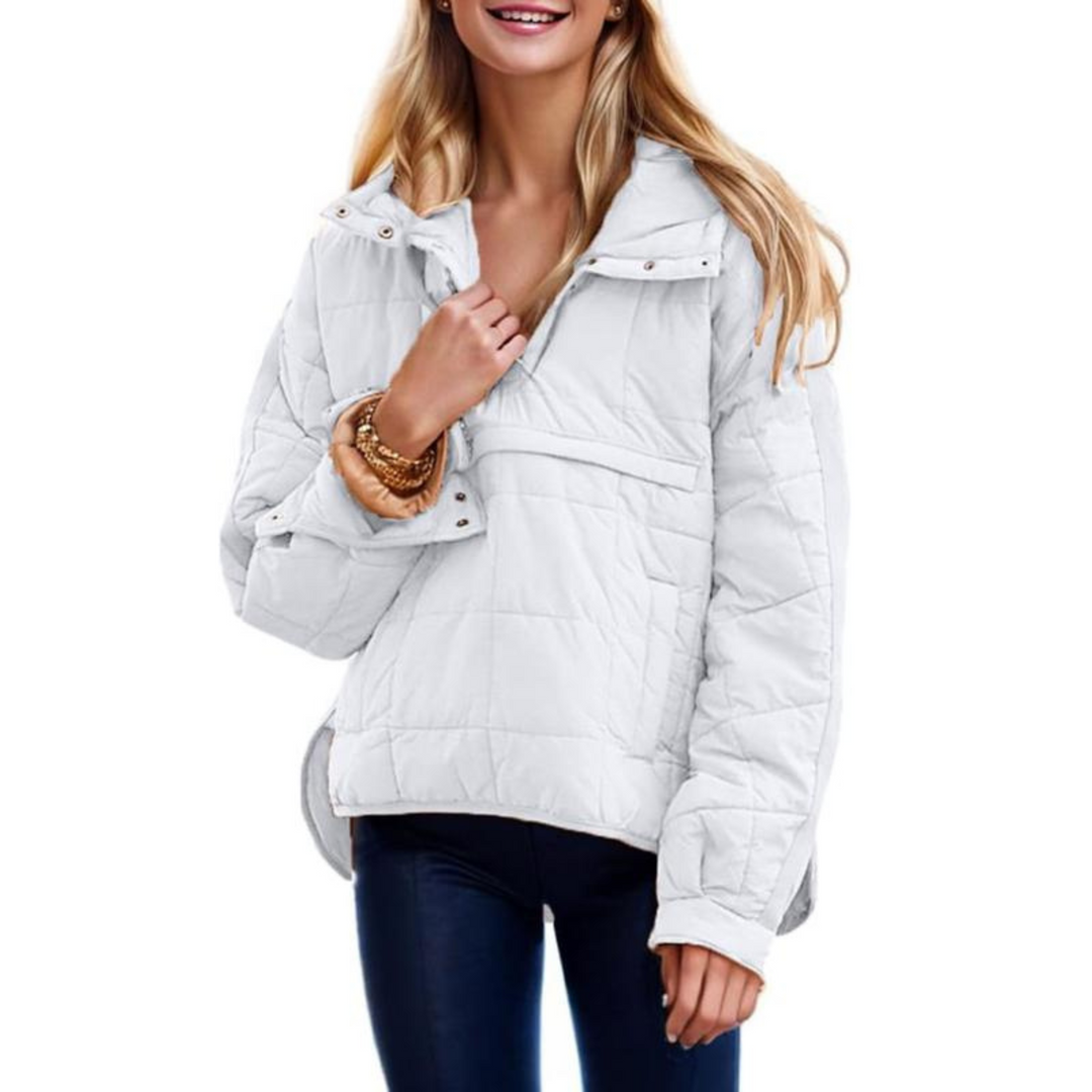 Zoe | Oversized Hooded Pullover Hooded Jacket