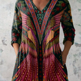Gabriella | Long V-Neck Blouse
