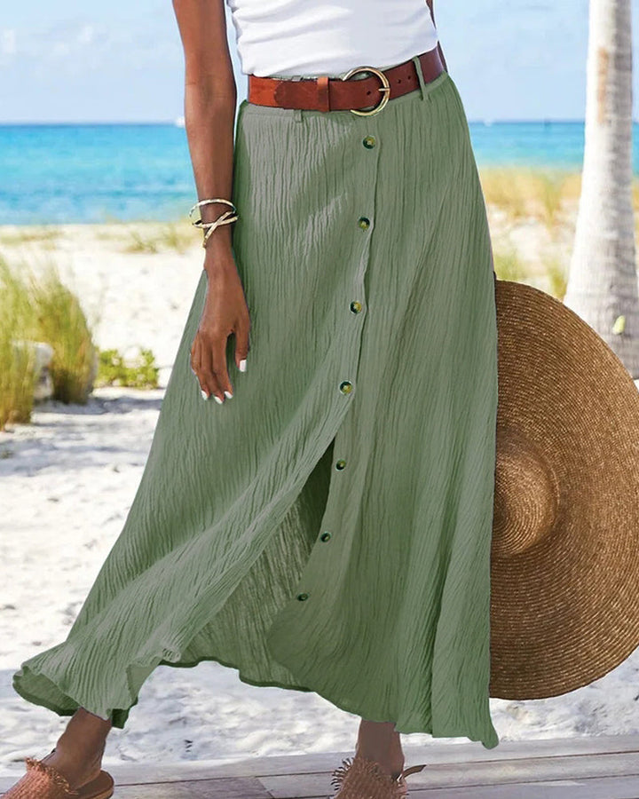 Millie | Flowing skirt with buttons