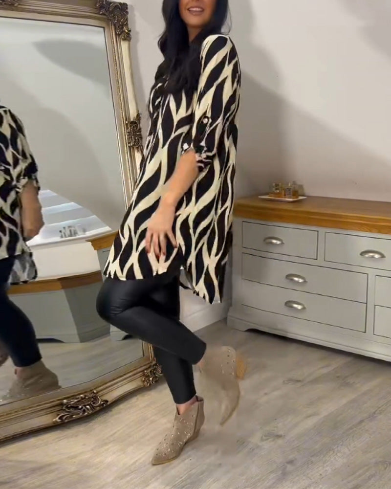 Felicity | Printed Loose-Fit Top