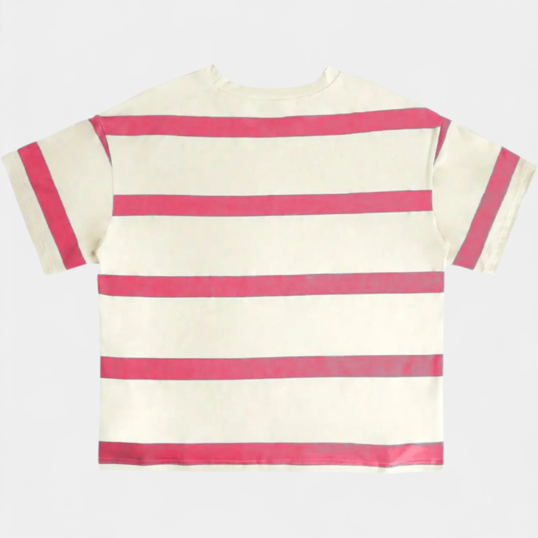 Tessa | Relaxed Striped Soft Crew Top