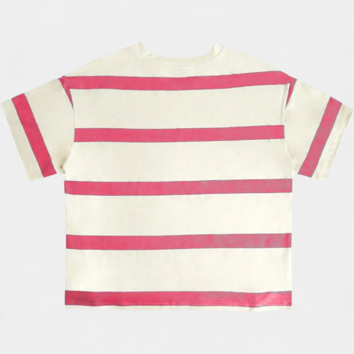 Tessa | Relaxed Striped Soft Crew Top
