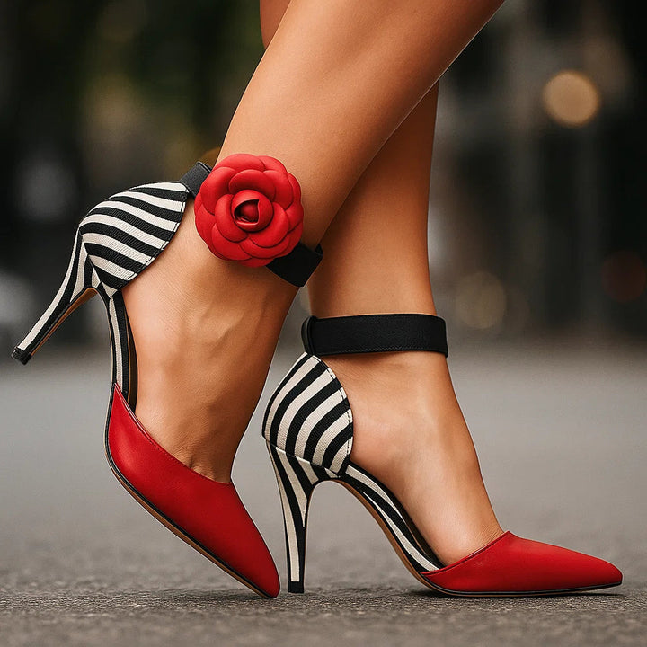 Georgia | Elegant floral pumps