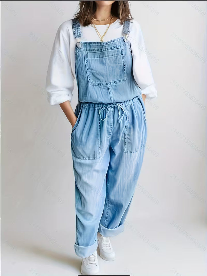 Michelle - Relaxed Denim Jumpsuit