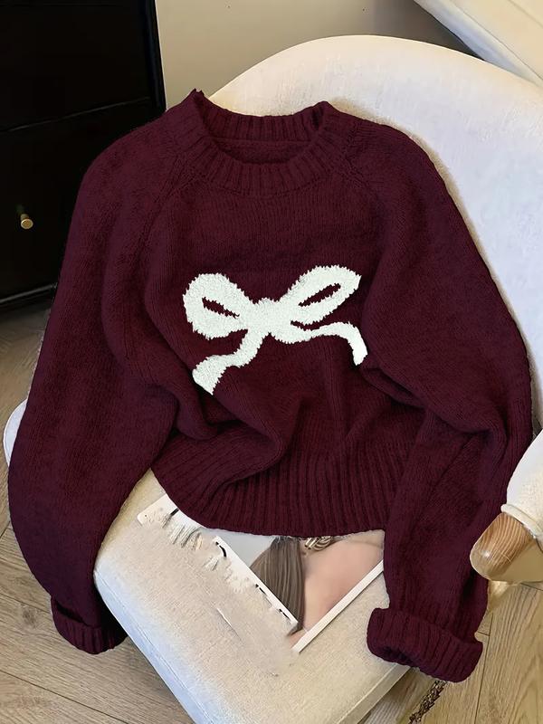 Gabrielle | Elegant Bow Knit Sweater for Fall & Winter Fashion