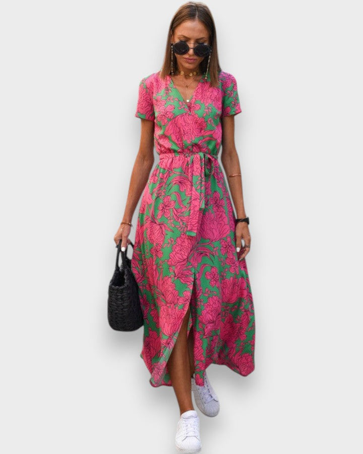 Isla - Floral Midi Dress