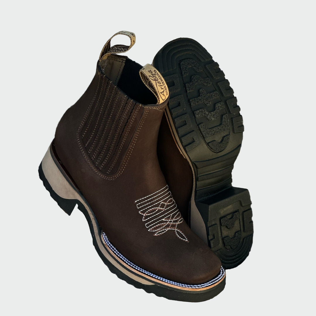 Caitlin - Leather Cowboy Boots