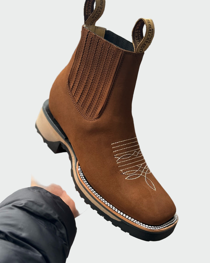 Caitlin - Leather Cowboy Boots