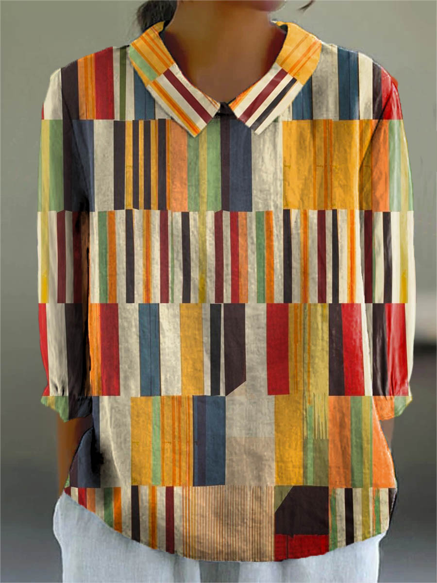 Norina | Artistic blouse with print