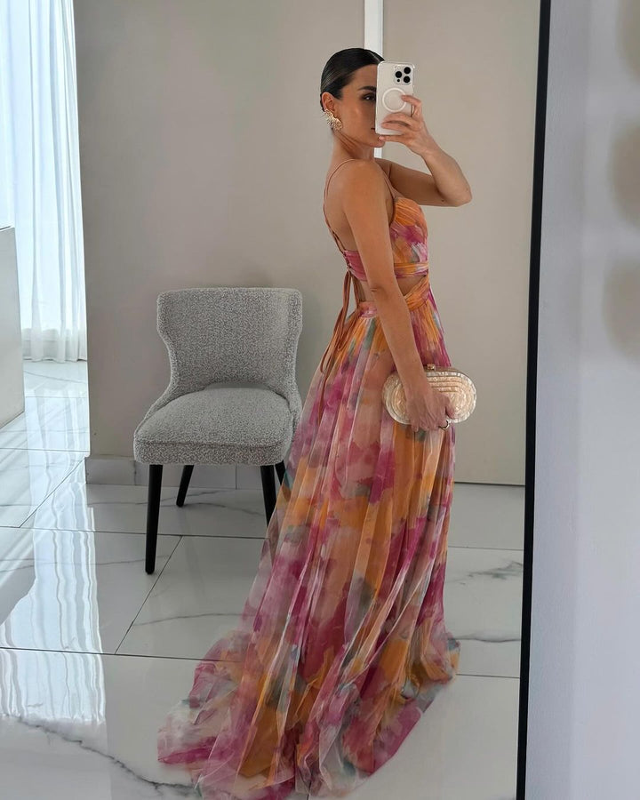 Ruth | Magical maxi dress with floral print