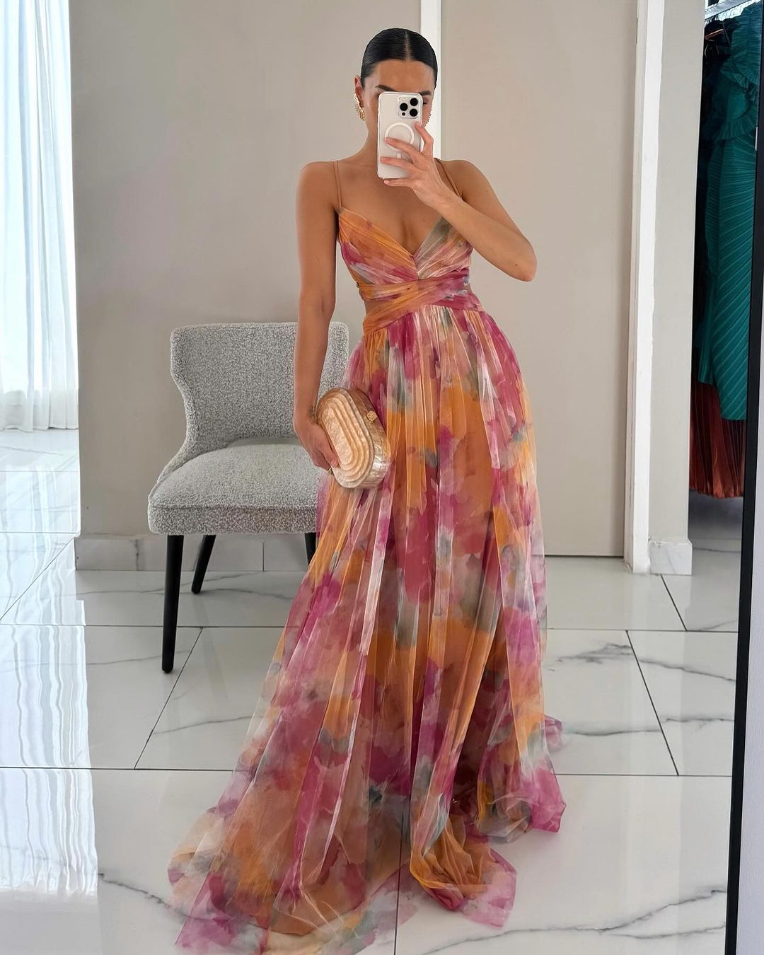 Ruth | Magical maxi dress with floral print