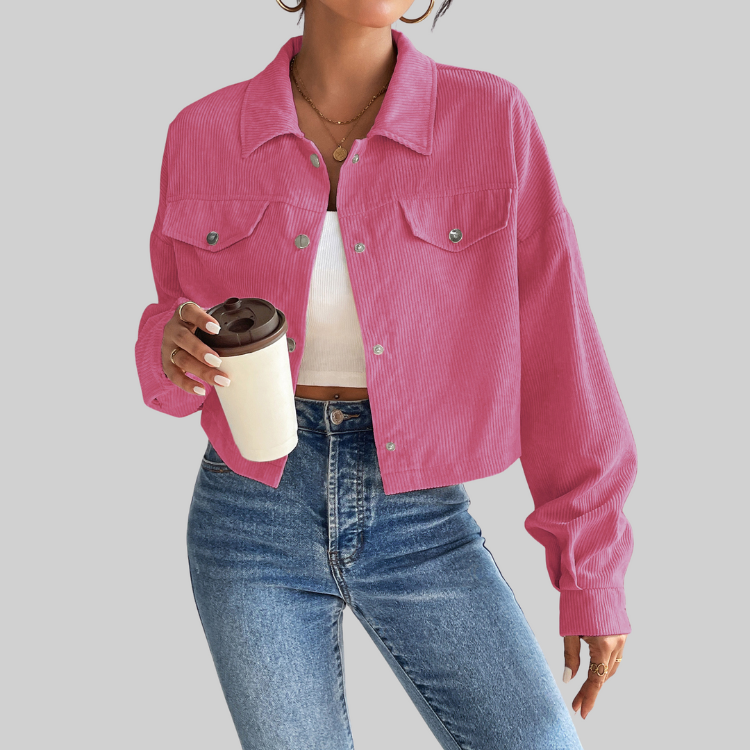 Sienna | Classic Collared Button-Front Jacket
