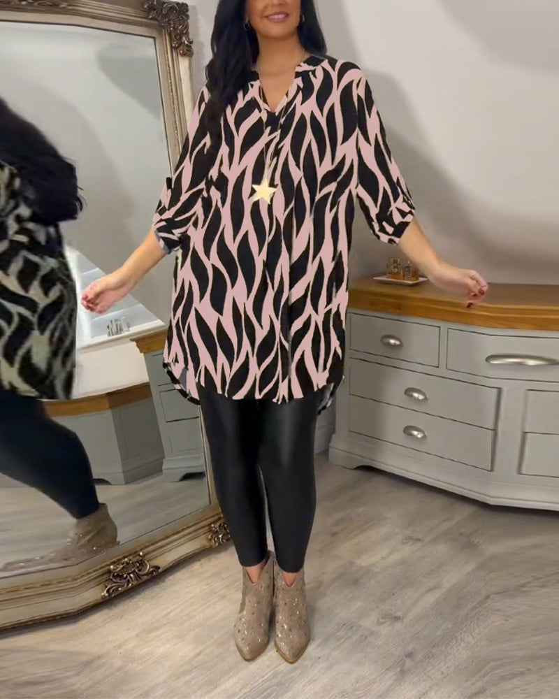 Felicity | Printed Loose-Fit Top