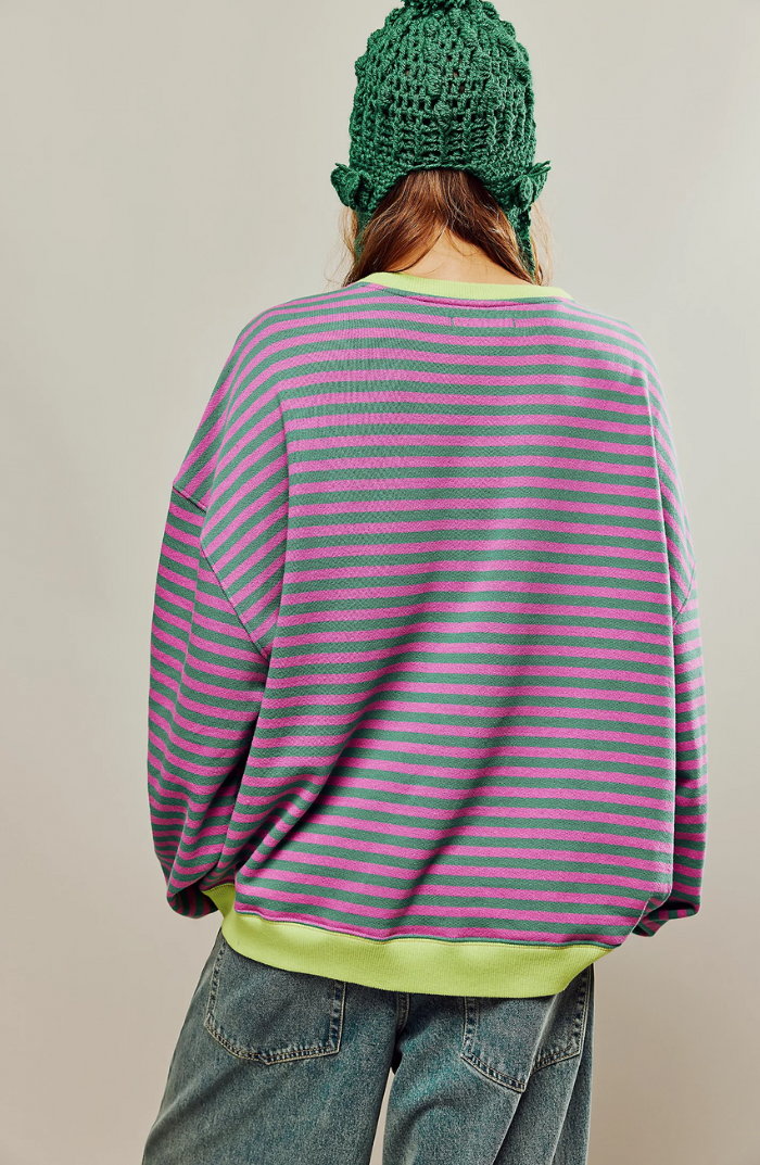 Monique | Playful Striped Sweater