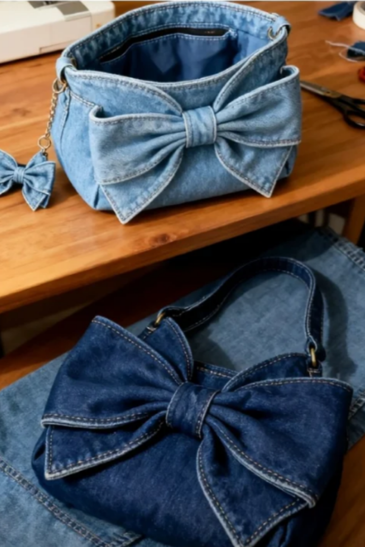 Sarah - Retro Bow Bag