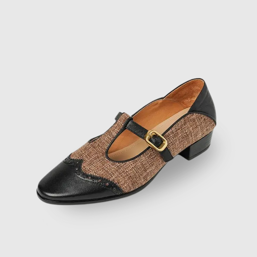 Ella vintage buckle shoes