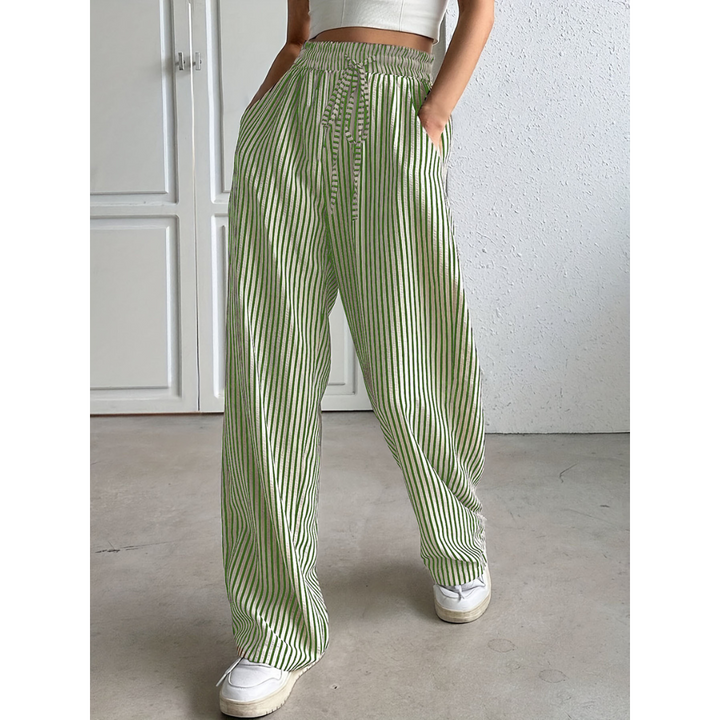 Lucy | Simple Summer Striped Relaxed Fit Bottoms