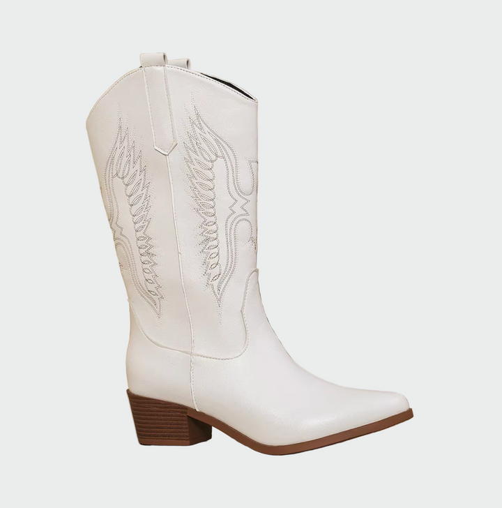 Charlotte - Leather Western Cowboy Boots