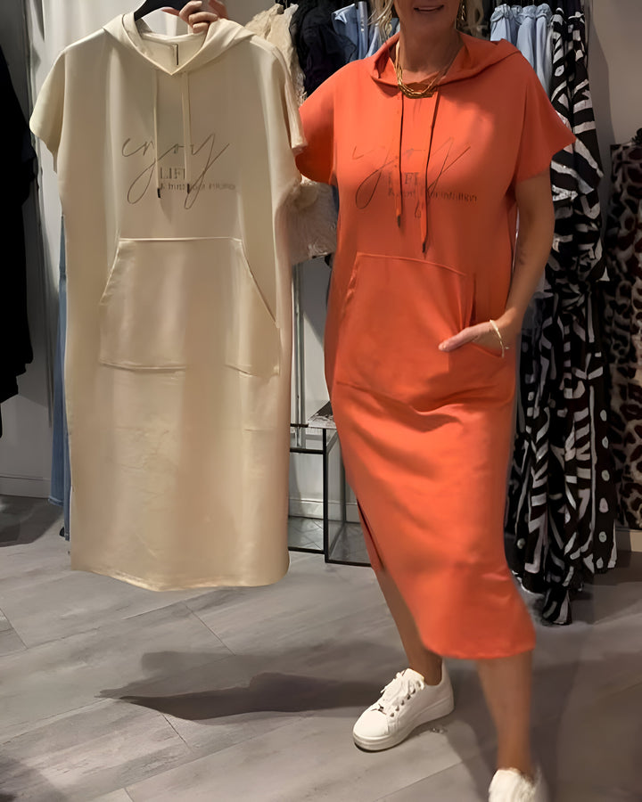 Mikayla - Casual Hooded Dress