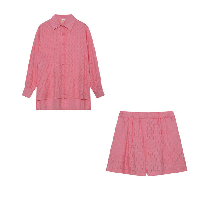 Evie | Lightweight blouse and shorts set