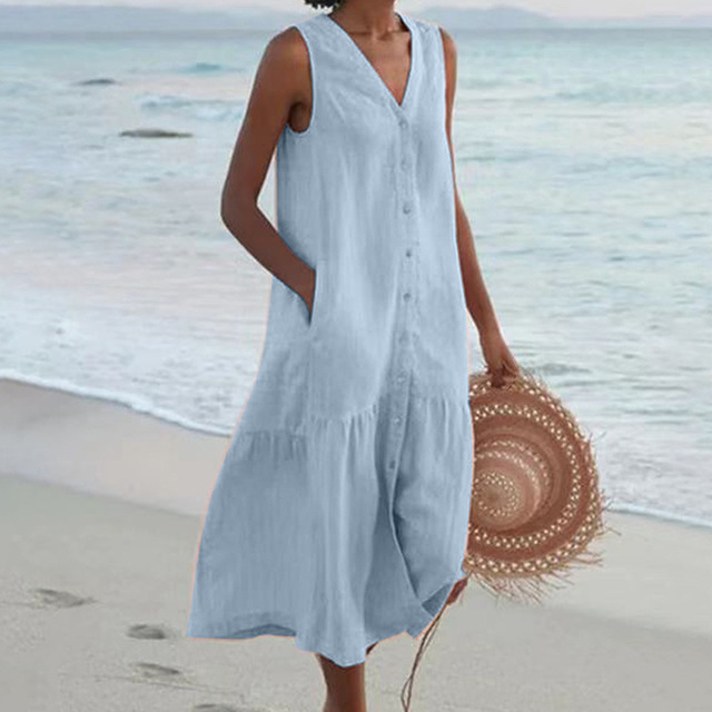 Aria - V-Neck Dress