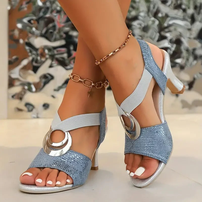 Celia | Orthopedic sandal with a high heel