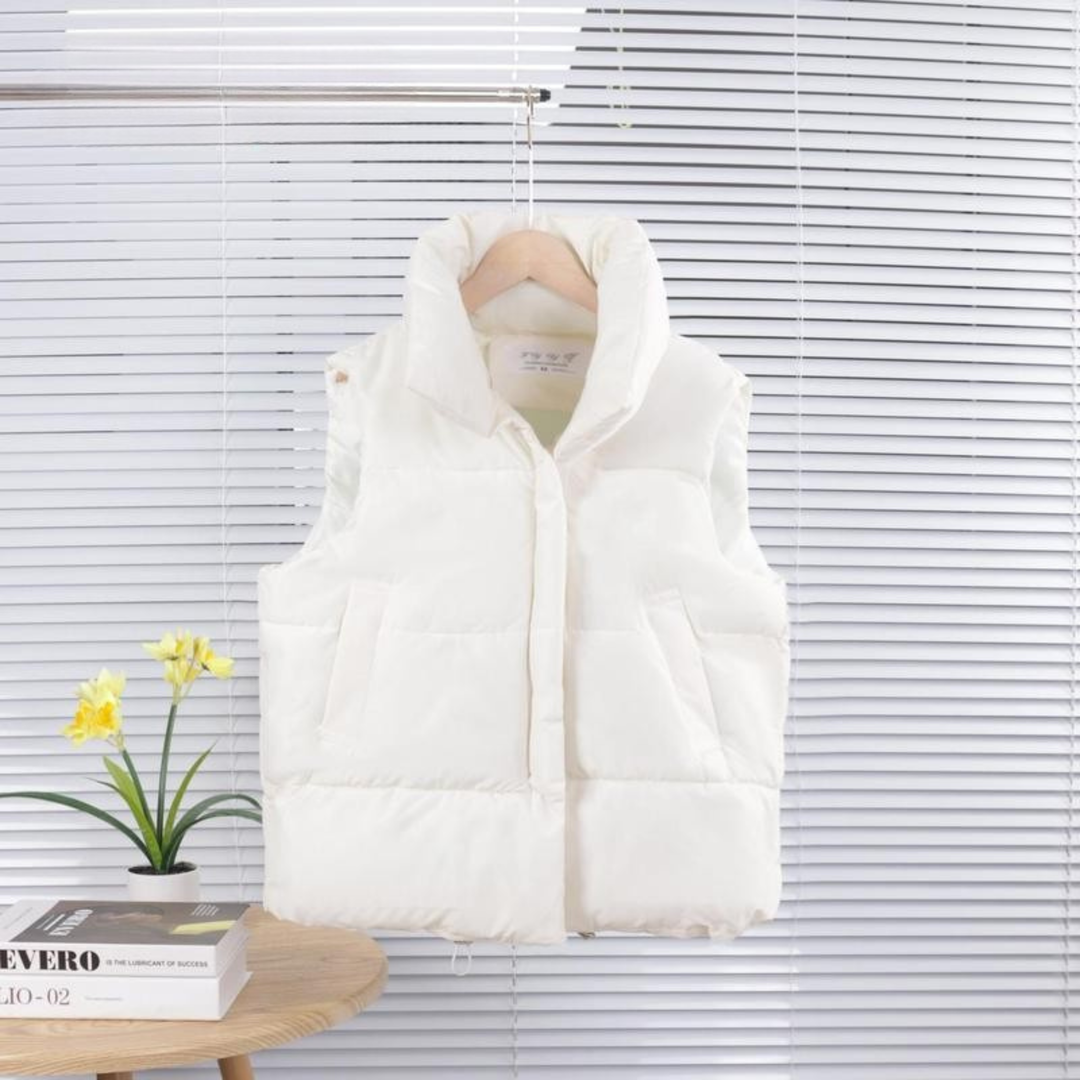 Grace | Comfy Oversized High Neck Sleeveless Puffer Jacket