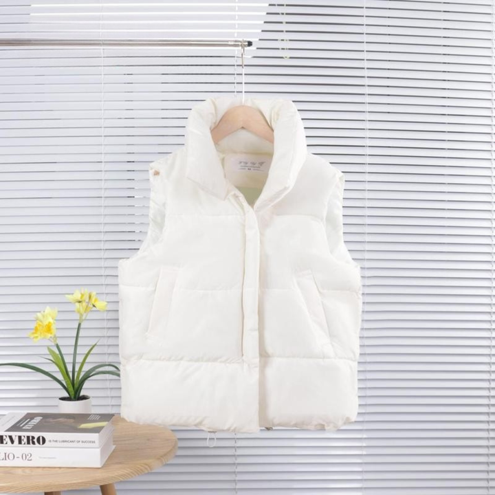 Grace | Comfy Oversized High Neck Sleeveless Puffer Jacket