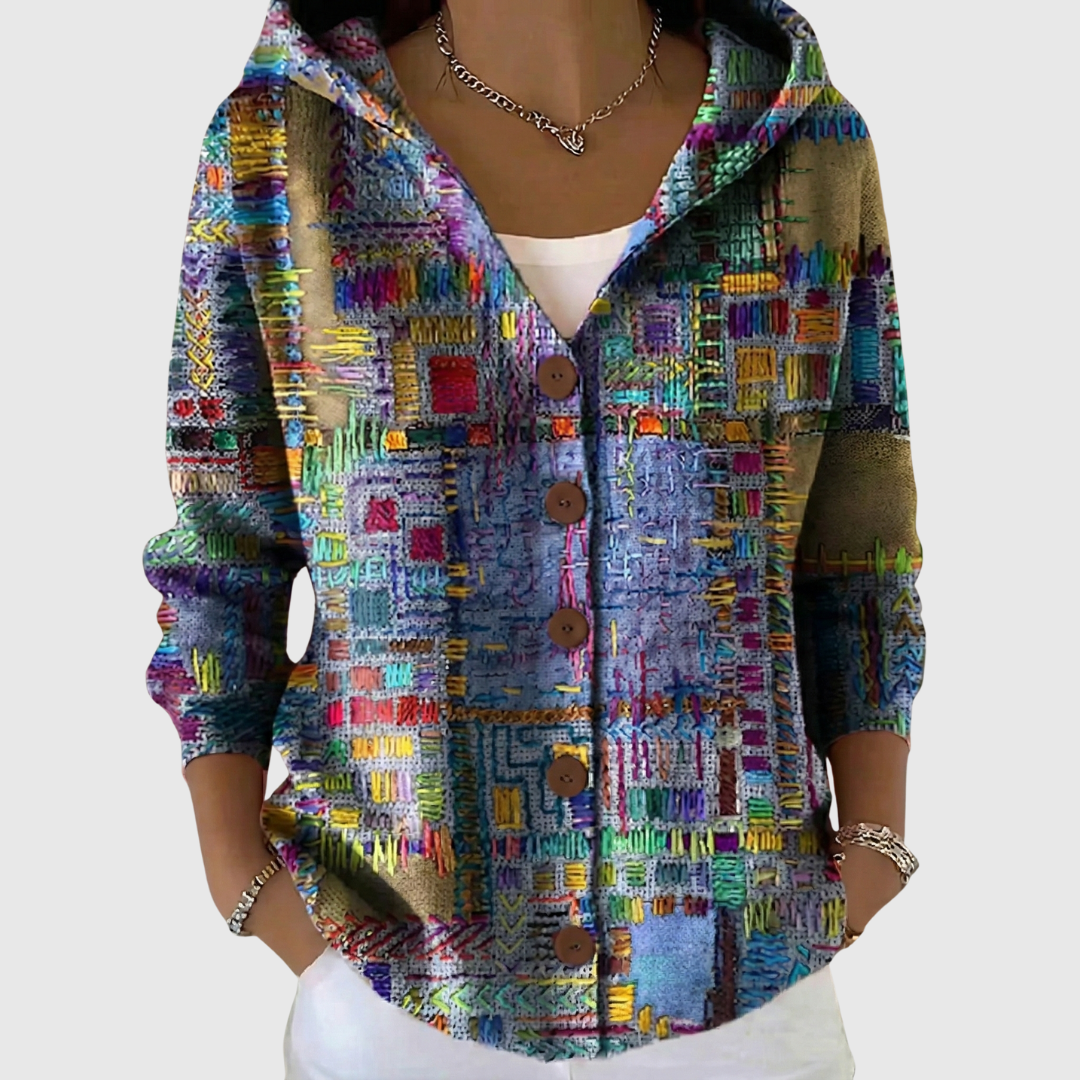 Emily | Comfortable knitted cardigan with hood