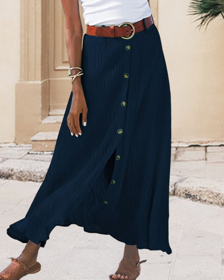 Millie | Flowing skirt with buttons