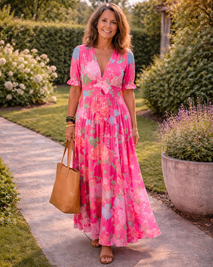 Dorothea Floral Midi Dress