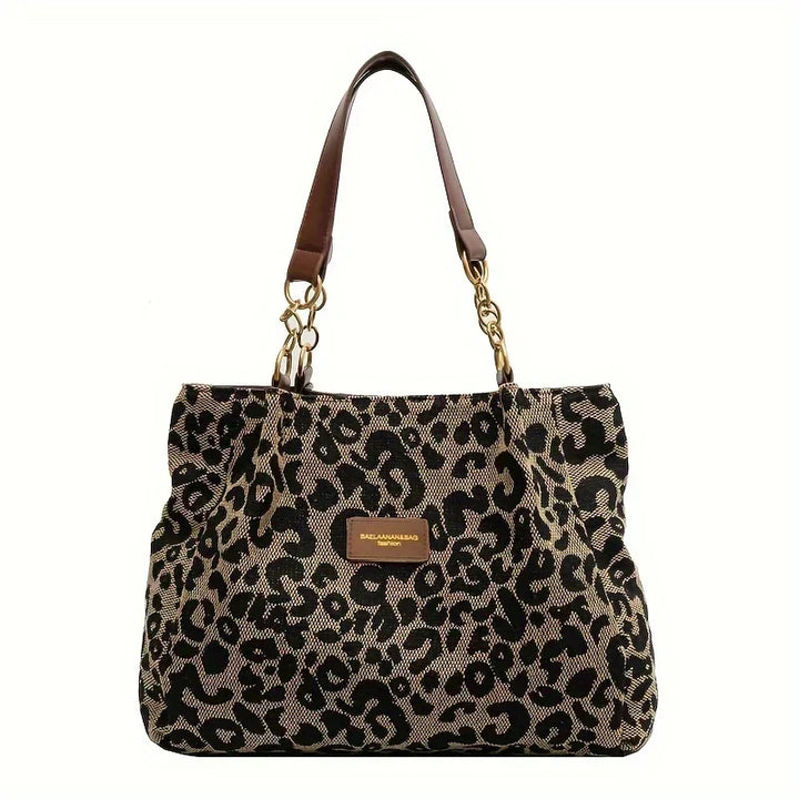 Chloe - Leopard Print Tote