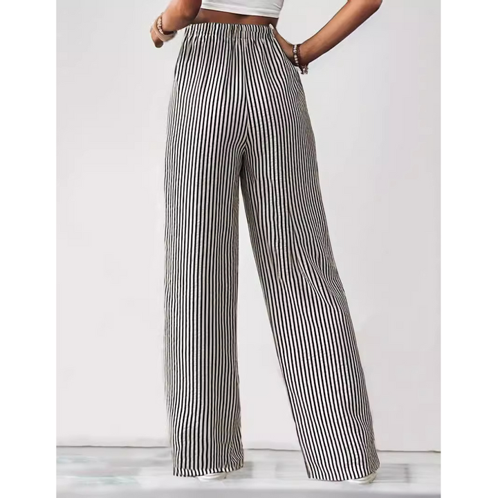 Lucy | Simple Summer Striped Relaxed Fit Bottoms