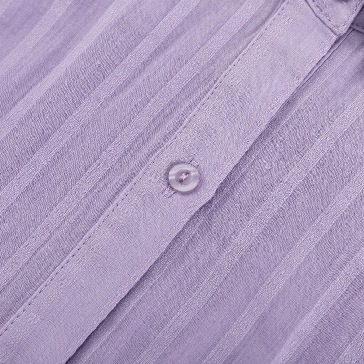 Hannah | Airy set consisting of a buttoned blouse and shorts