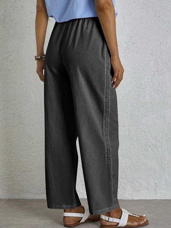 Ella | Relaxed trousers with buttons