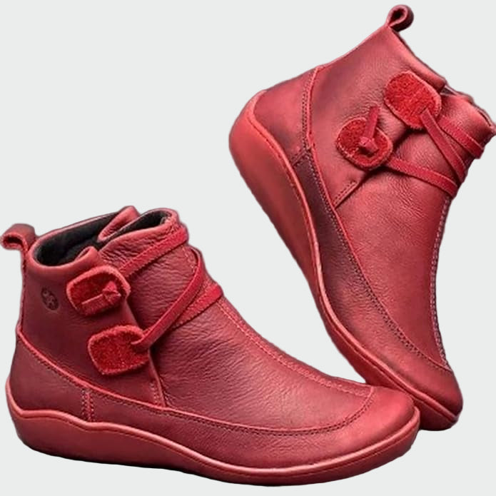 Abigail - Premium Orthopaedic Leather Ankle Boots
